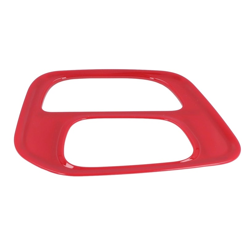 Gear Shift Panel Frame: Red High-Quality ABS Anti-UV Coating - Perfect Fit Center Console Trim for Dodge Challenger 2015-2021 Interior Upgrade - Image 5