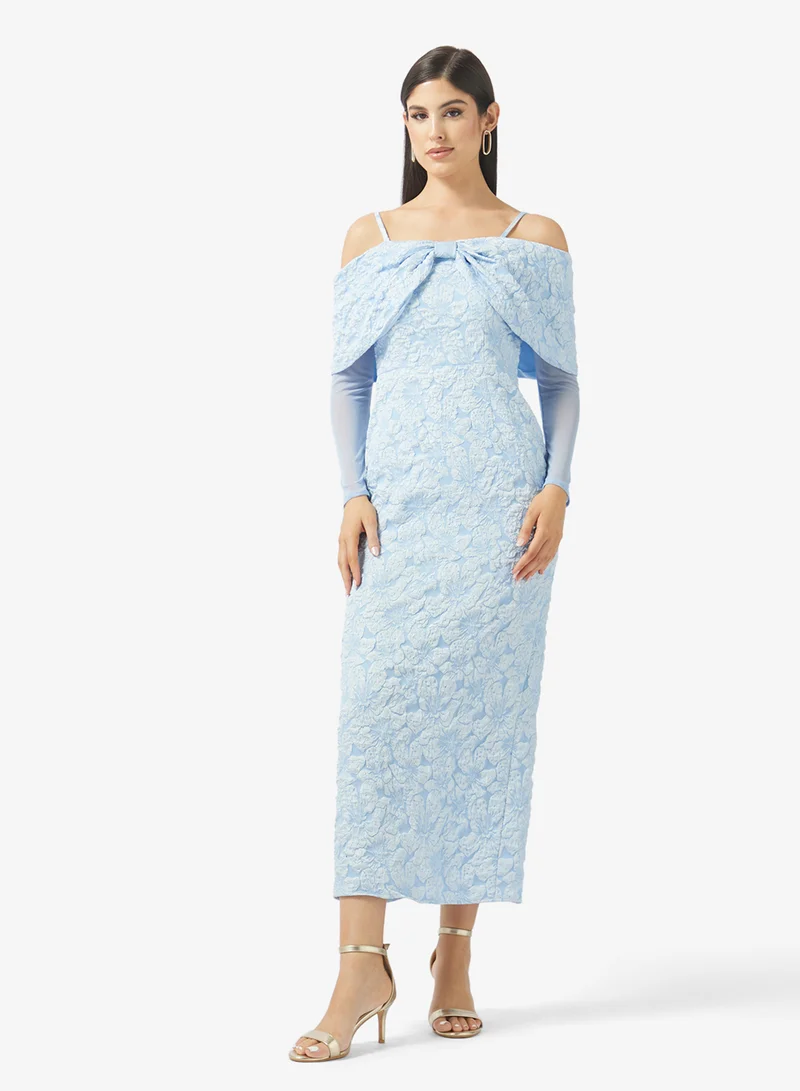 Off Shoulder Shift Dress