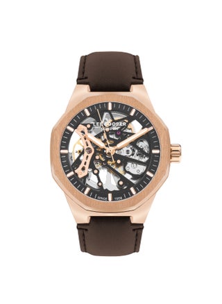Lee Cooper Men's G3265 Movement Watch, Automatic Display and Leather Strap - LC07904.454, Brown - pzsku/Z0EC335346288B95FF0E8Z/45/_/1724945685/bab09738-11be-4949-bb6b-1a2673db81fa