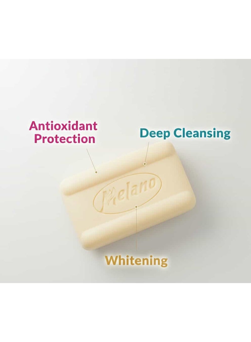 ميلانوفارما صابونة ميلانوفري لتبييض وتفتيح البشرة بالألفا أربوتين والجلوتاثيون، 100 جم - Image 4