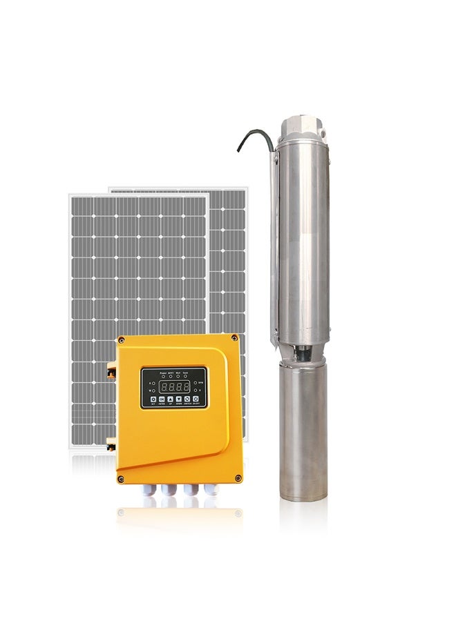 ماكسيما مضخة مياه تعمل بالطاقة الشمسية SPW4-4P-X-1.2K-DC بقدرة 1.2 كيلوواط تيار مستمر (DC) - Image 1