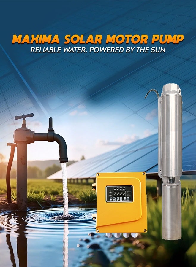 ماكسيما مضخة مياه تعمل بالطاقة الشمسية SPW4-4P-X-1.2K-DC بقدرة 1.2 كيلوواط تيار مستمر (DC) - Image 2