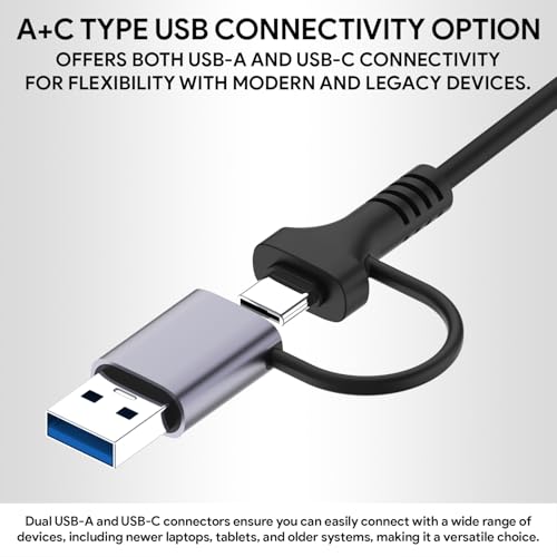 Amkette Type C Hub, Type-A+C to 4 Port With 5 Gbps Superspeed Data Transmission,1*USB 3.0 Ports,3*USB 2.0 Port,Sleek Metal Design usb c hub For Laptop, Macbook, chromebook,Tablets & Smartphones (Grey) - Image 5