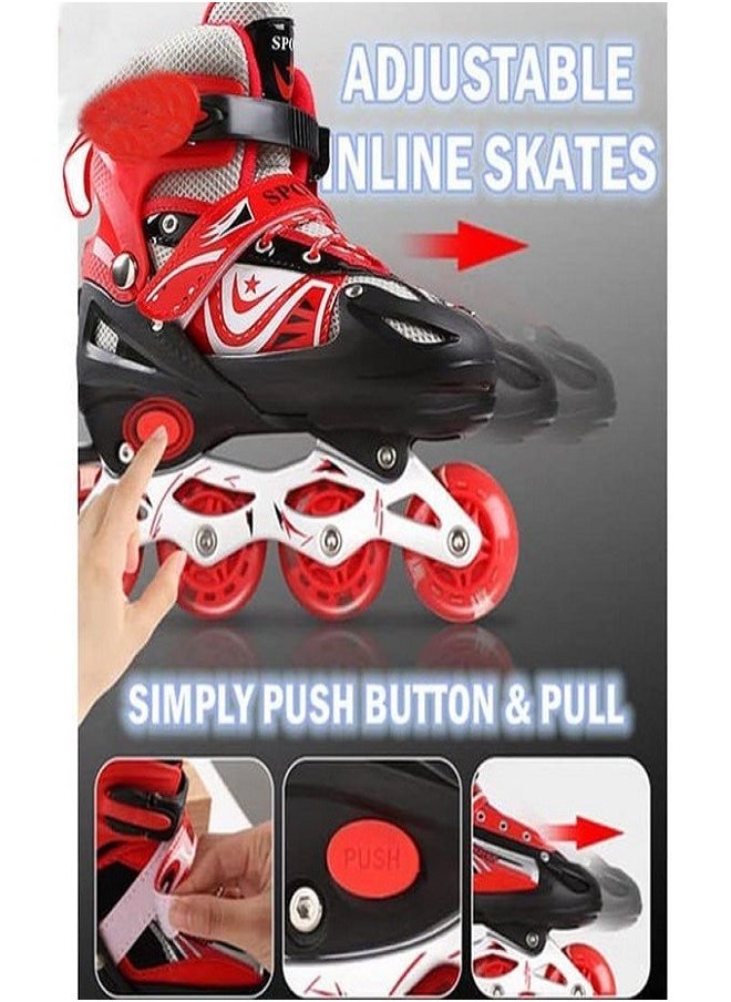Generic Roller Wheel with Flashing Colored Wheels For Kids Size 31-34 Model  - Image 2