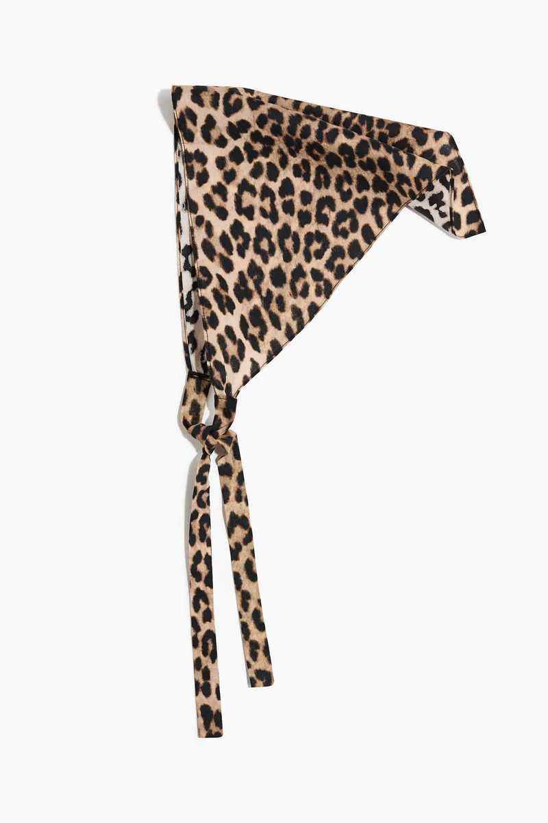 H&M Printed cotton head scarf