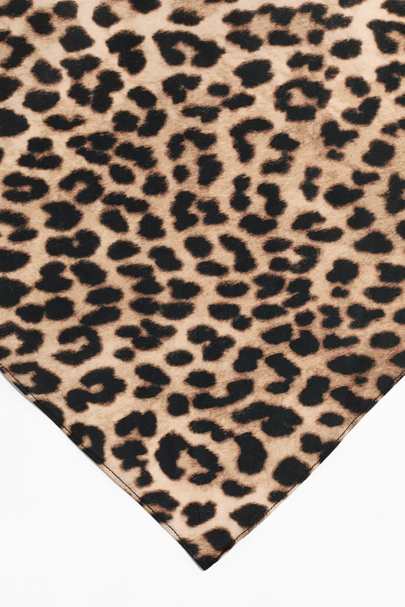 H&M Printed cotton head scarf