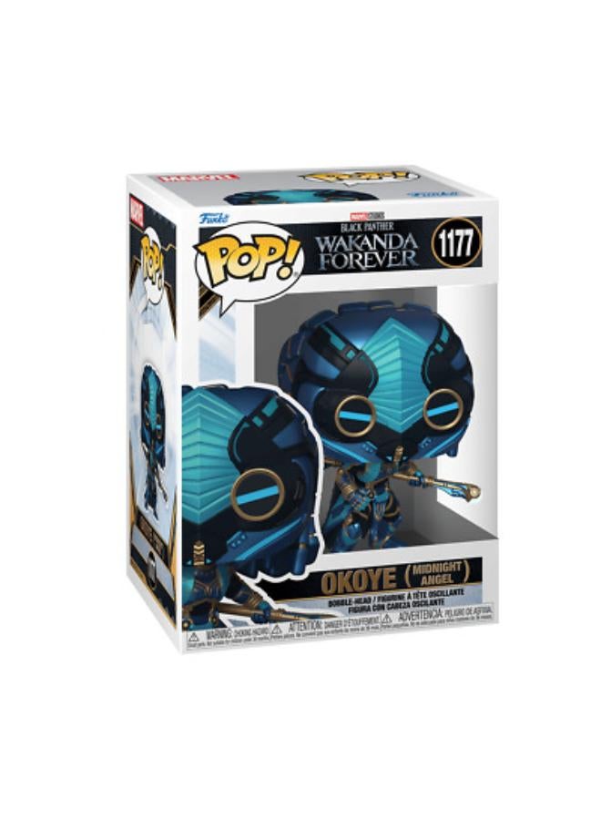 Funko Pop! Super Heroes : Marvel Black Panther Wakanda Forever - Okoye (Midnight Angel) - Image 3