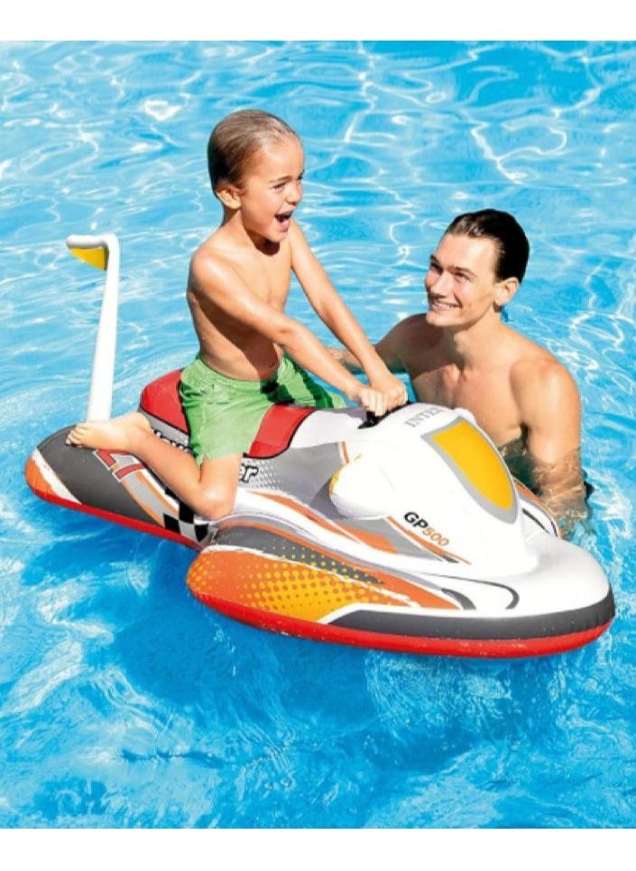 INTEX - Inflatable Speedboat Pool Boat, 117x77cm - Image 1
