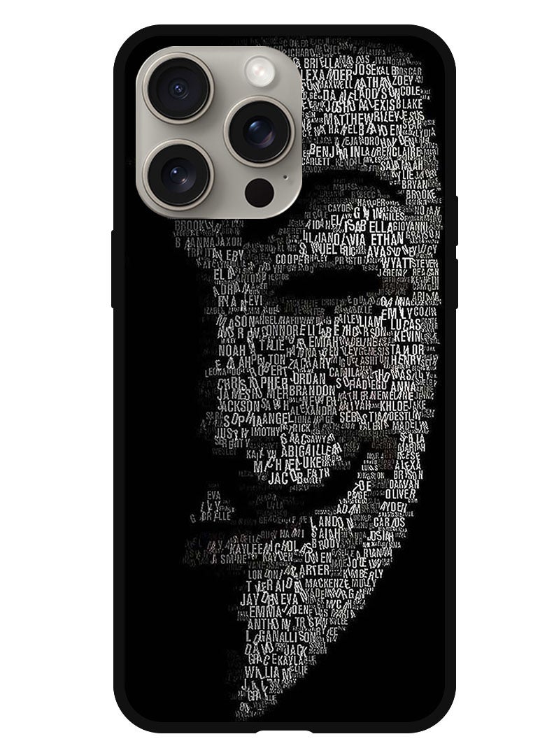 Theodor Protective Case Anti Scratch Shock Proof Bumper Cover For iPhone 15 Pro Max Joker Half Face Mask  - Image 1