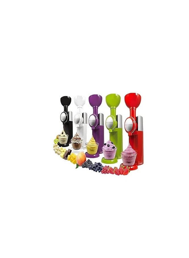 Swirlio Swirlio Big Boss Frozen Dessert Maker | Enjoy 100% Healthy Fruit Ice Cream with Topping Dispenser - Red/Purple - Image 1