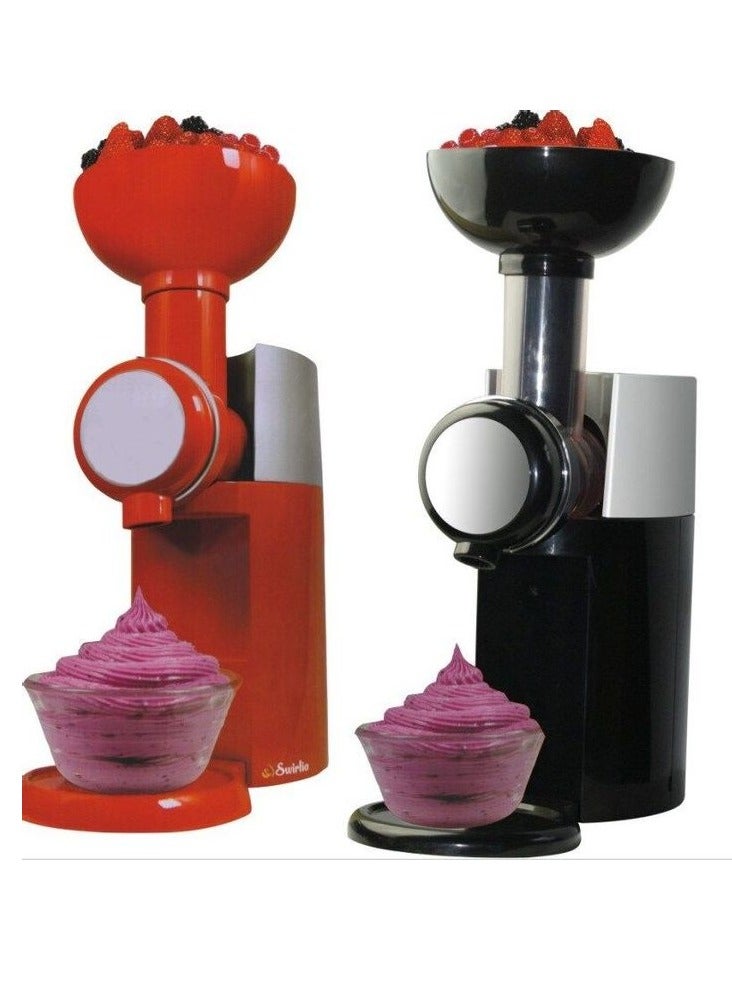Swirlio Swirlio Big Boss Frozen Dessert Maker | Enjoy 100% Healthy Fruit Ice Cream with Topping Dispenser - Red/Purple - Image 2