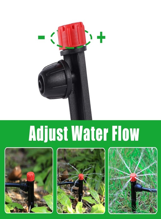 FULAIERGD Drip Irrigation Emitters with Adjustable 360 Degree Water Flow Drippers for 1/4 inch Tubing,25pcs Drippers Sprayer 25pcs Drip Irrigation Emitters Perfect (25pcs-Colorful*13 Sprayer*12 Drip) - Image 4