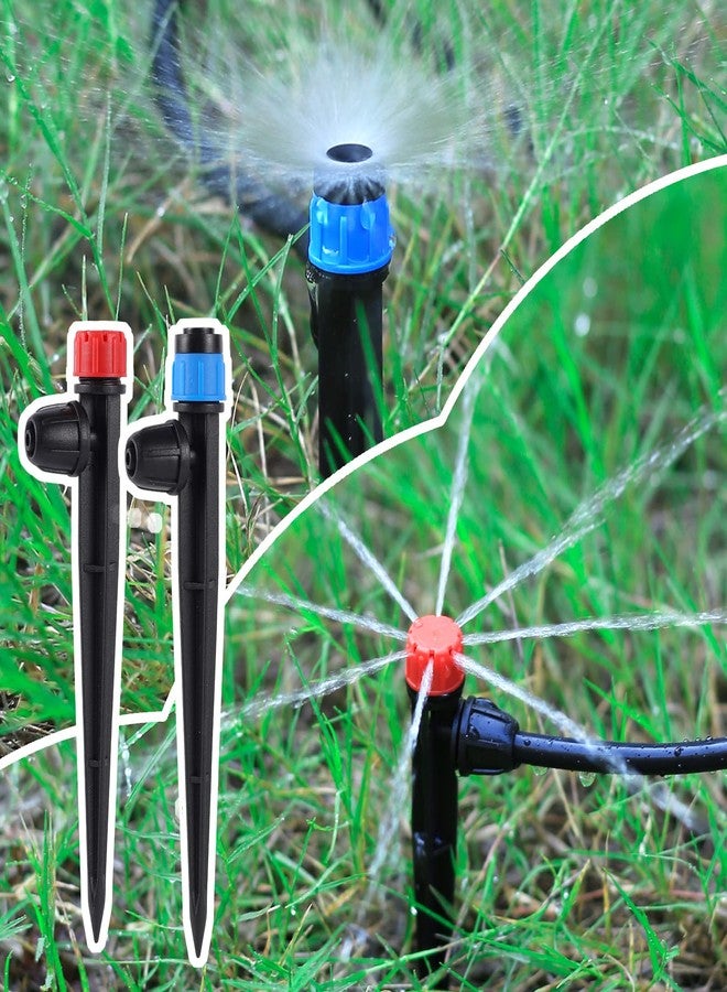 FULAIERGD Drip Irrigation Emitters with Adjustable 360 Degree Water Flow Drippers for 1/4 inch Tubing,25pcs Drippers Sprayer 25pcs Drip Irrigation Emitters Perfect (25pcs-Colorful*13 Sprayer*12 Drip) - Image 5
