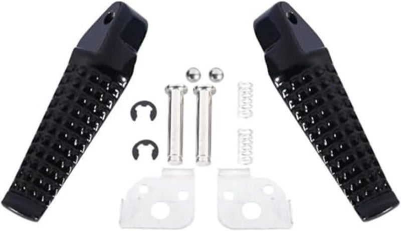 QASULER Motorcycle Rear Footrest Foot Pegs - Image 2