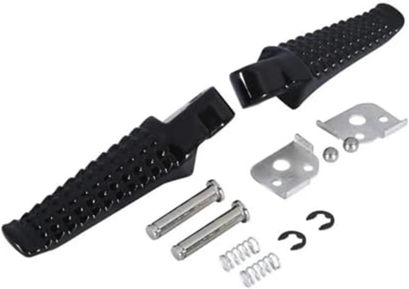 QASULER Motorcycle Rear Footrest Foot Pegs - Image 3