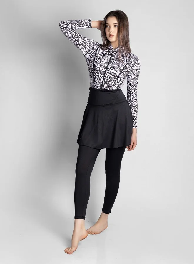 MINERVA SECRETS BLACK NUBIAN- Exclusive Premium Burkini