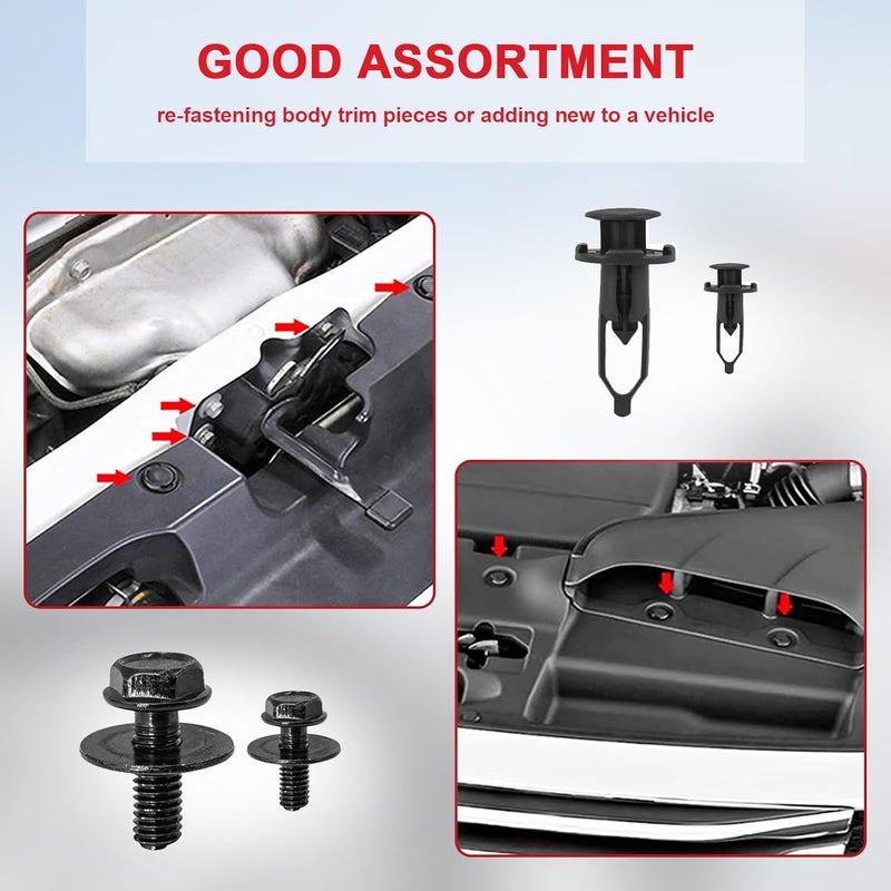Kewucn 70 PCS Engine Under Cover Splash Shield Kit - Image 5