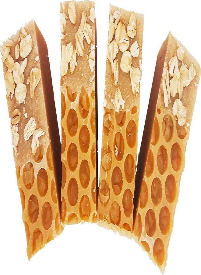 La Vie En Rose Goat Milk Soap Bars with Oatmeal & Raw Organic Honey For All Skin Types. Natural Face, Hand & Body Soap. Handmade In USA. (4 BARS with 4.8-5.3 oz EACH) - Image 3