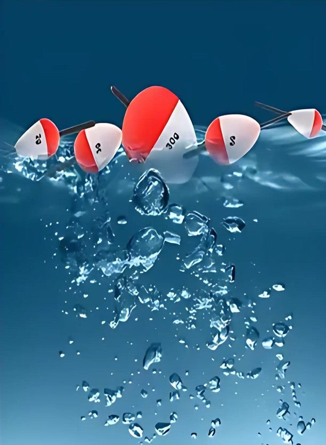 VAYINATO® 2pcs (3g & 5g) High-Visibility Red & White EVA Foam Fishing Floats - Large Buoyancy, Durable for Long Casts, Ideal for Freshwater & Saltwater Fishing - Image 5