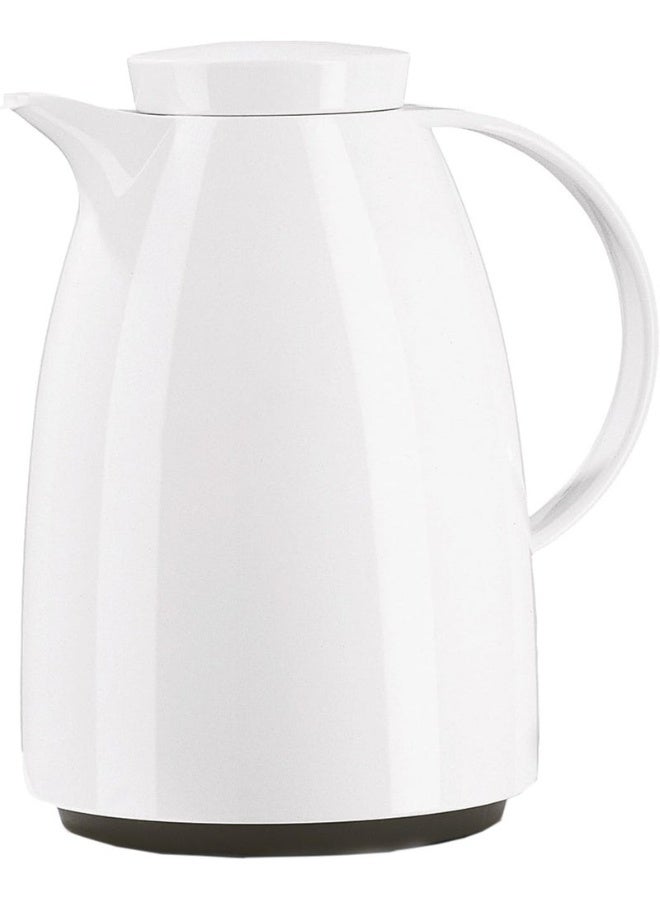 emsa فلاسك فراغي مع غطاء لولبي EMSA أوبيرج 0.65 لتر - أبيض - إبريق حراري معزول مدمج للمشروبات الساخنة والباردة - صنع في ألمانيا - Image 1