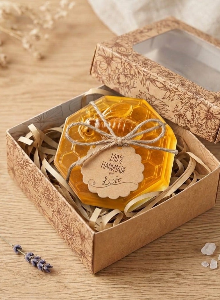 LEVON ✨ Glycerin and Vitamin E Soap with Honey - Fragrance-Free - Deeply Moisturizes and Softens Sensitive Skin - 70g - Image 2