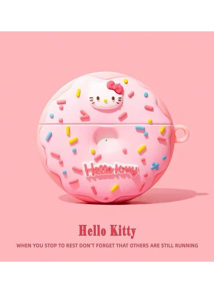 Generic - For Bluetooth Headset Air Pods Pro 2 Generation Protective Case - Hello Kitty Protective Case - Silicone Drop Resistant Waterproof Case - Image 1