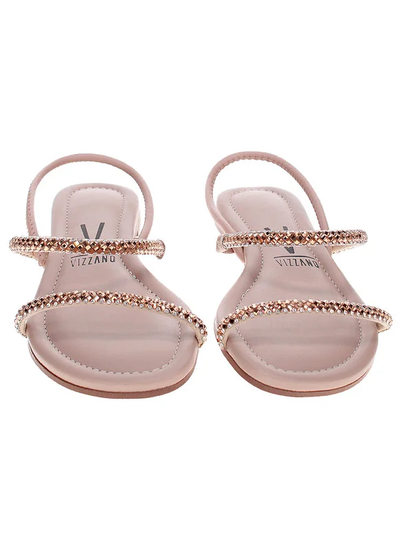 VIZZANO Vizzano Ladies Flat Sandals Beige | Made In Brazil