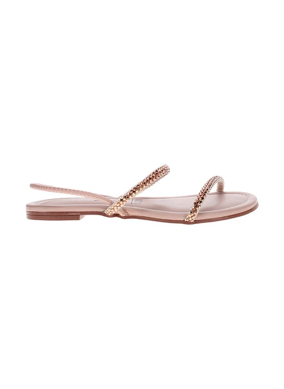 VIZZANO Vizzano Ladies Flat Sandals Beige | Made In Brazil