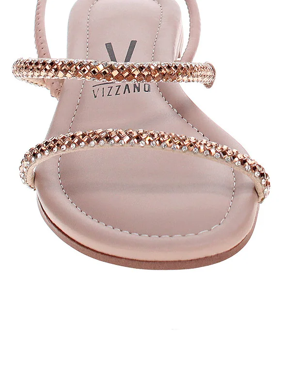 VIZZANO Vizzano Ladies Flat Sandals Beige | Made In Brazil