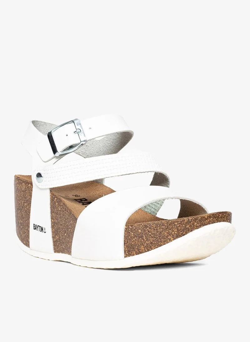 BAYTON Melilla Strappy Mid Heel Wedges