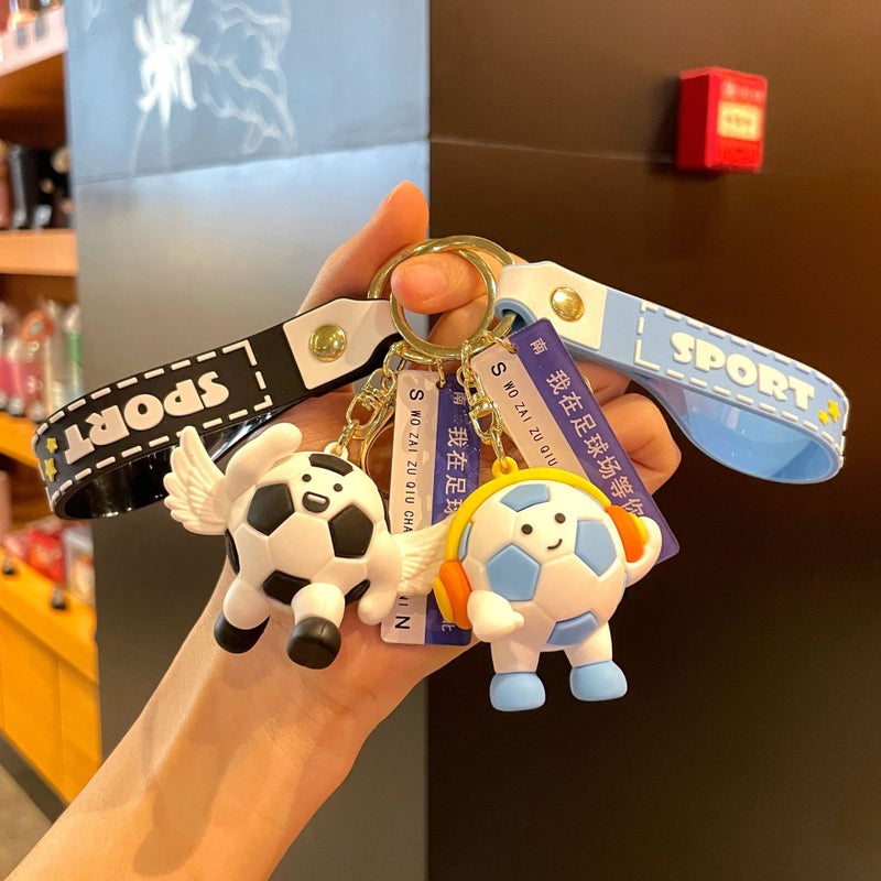 Original World Cup Music Running Football Keychain - Perfect Gift for Sports Fans - Image 3