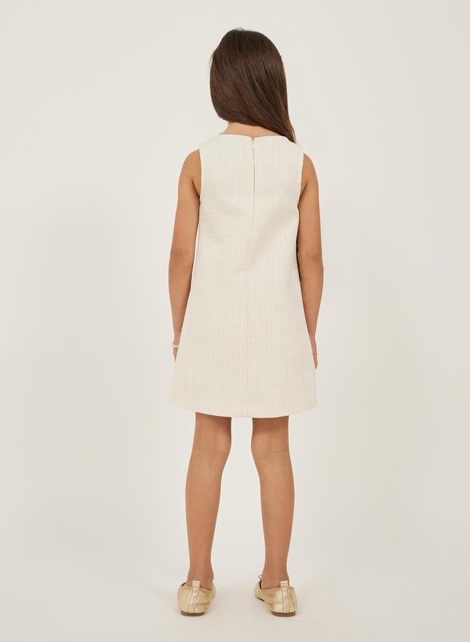 Styli Tweed A-Line Dress  - Image 4