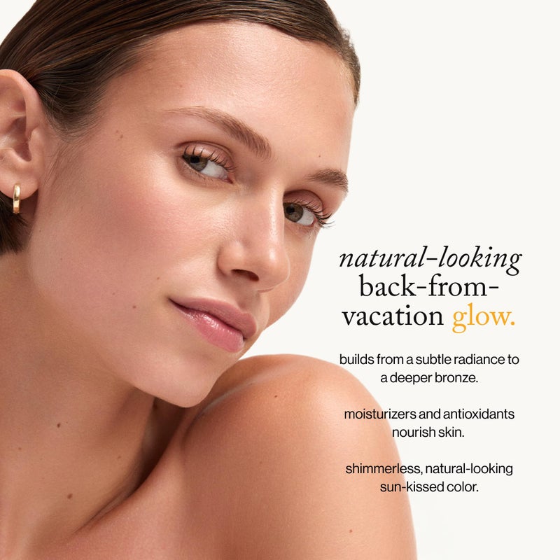 Goop جل برونزي من جووب بيوتي سمرتون | تينت مرطب للبشرة للحصول على توهج مشمس | فيتامين E و أستازانتين من الطحالب الحمراء | 1 أونصة سائلة - Image 2