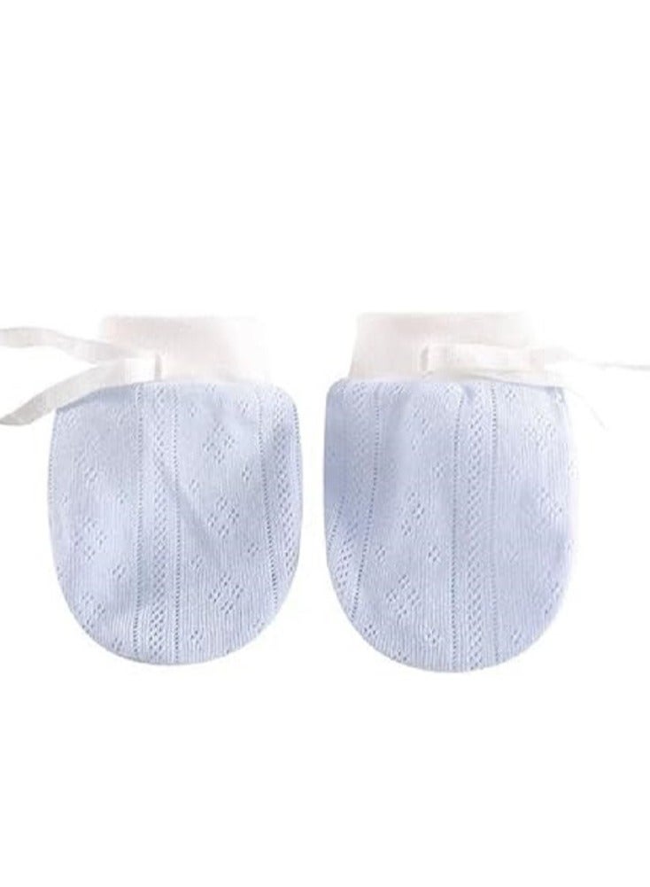 Pair of Multi-Colored Anti-Scratch Baby Gloves, Suitable for Newborns 0-12 Months - Image 2