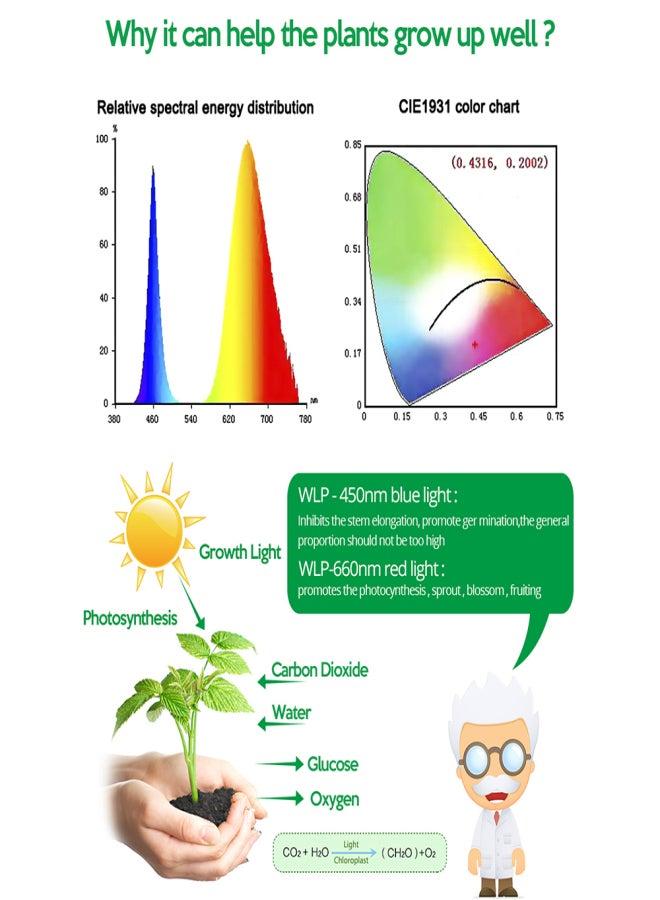 شريط إضاءة LED عالي الكثافة بتقنية SMD لنمو النباتات - شريط نباتي رفيع ومرن كامل الطيف مع غلاف من الألومنيوم غير اللامع، مثالي للمزارعين الحضريين، ومزارعي الزراعة المائية، ومزارعي الحدائق المنزلية. - Image 2
