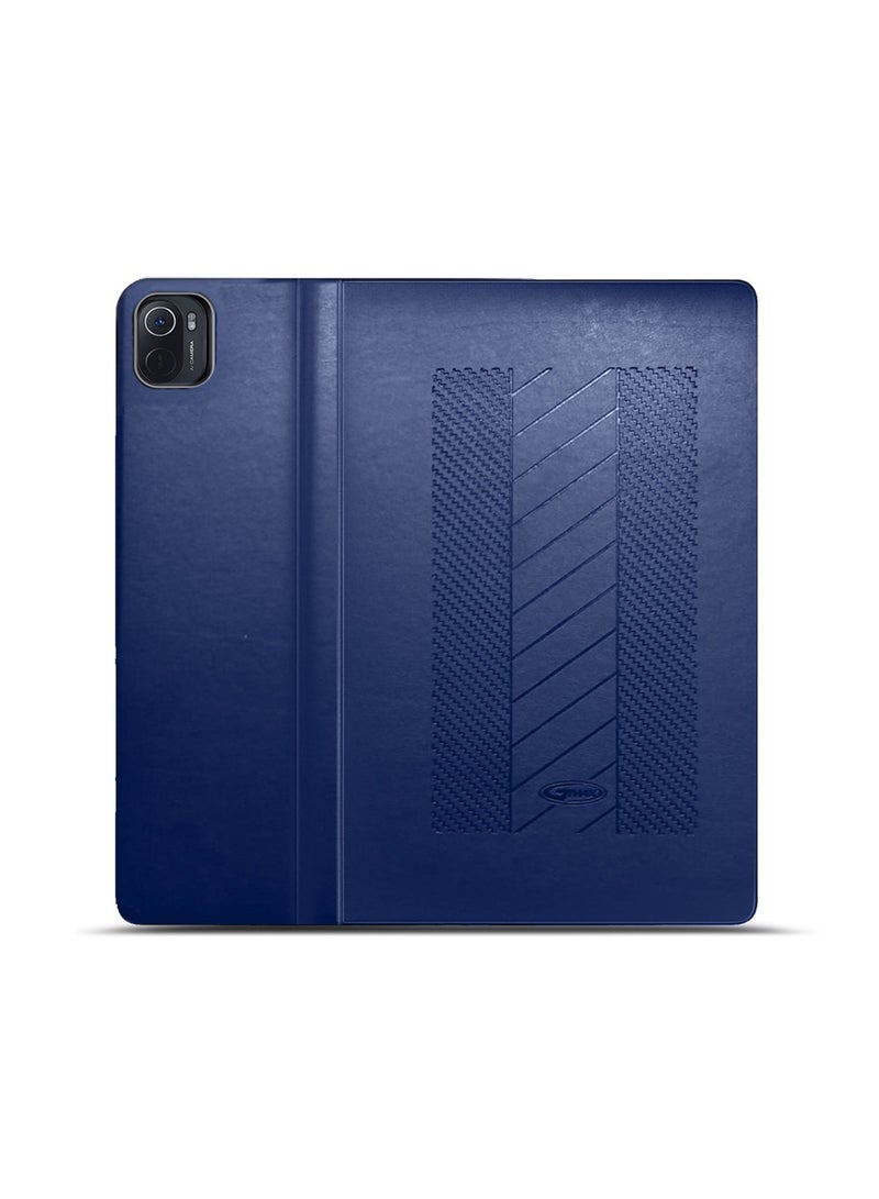GMAX Premium PU Leather Smart Flip Case Cover Auto Sleep and Wake for Xiaomi Pad 5 / Xiaomi Pad 5 Pro 2021 11 Inch – Navy Blue - Image 1