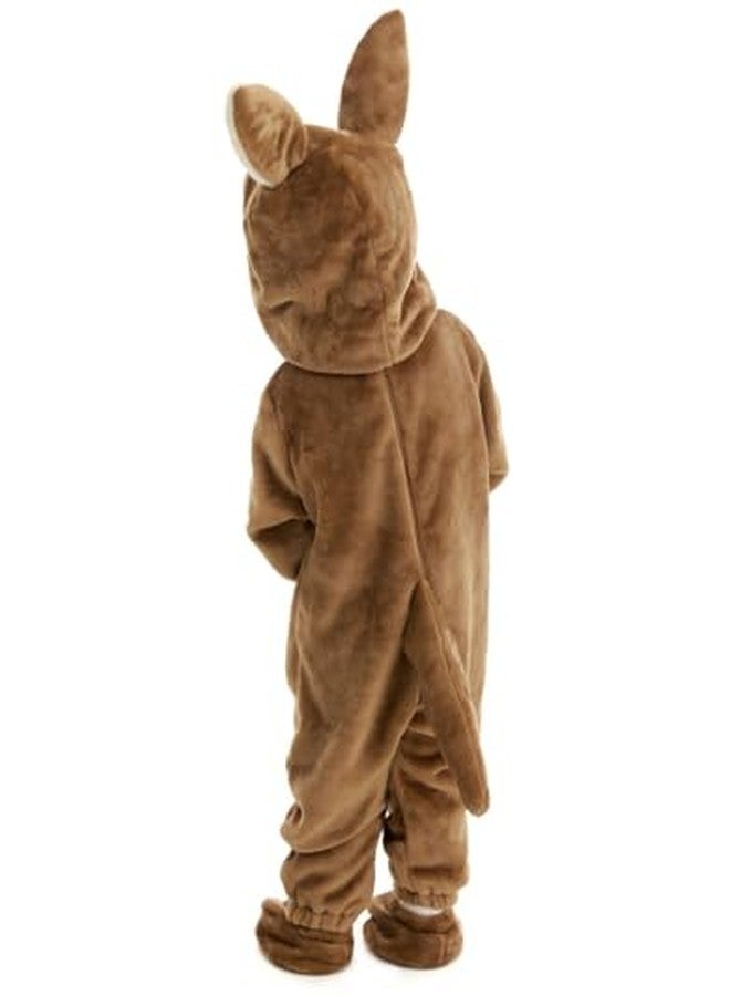 HSCTEK Baby Kangaroo Costume, Infant Animal Onesie Boys Girls, Babies Newborn Halloween Cosplay Romper Clothes Toddler 12-18 Months Brown - Image 5