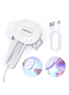 Saviland U V Light For Nails  36W Portable Handheld Mini U V Led Nail Lamp For Gel Nails Curing All Soakoff U V Folding Stand Nail Dryer Easy To Use For Nail Art Tool For Home Diy Salon  - Image 1