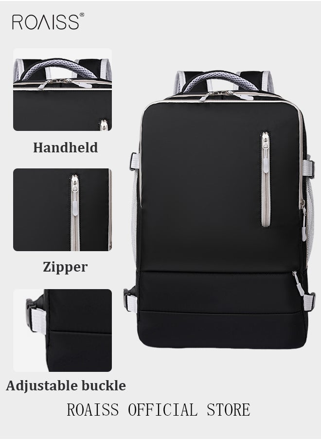 roaiss - Unisex Functional Backpack with Large Capacity Storage Scientific Storage Simple Style Short Distance Travel Bag Student Backpack Laptop Bag - Image 1