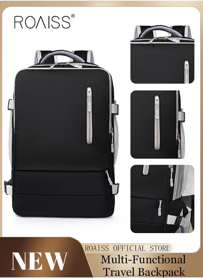 roaiss - Unisex Functional Backpack with Large Capacity Storage Scientific Storage Simple Style Short Distance Travel Bag Student Backpack Laptop Bag - Image 1