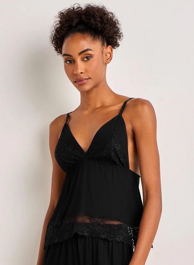 سبلاش فيڤ Pyjama Set Spaghetti Strap Top and Trousers