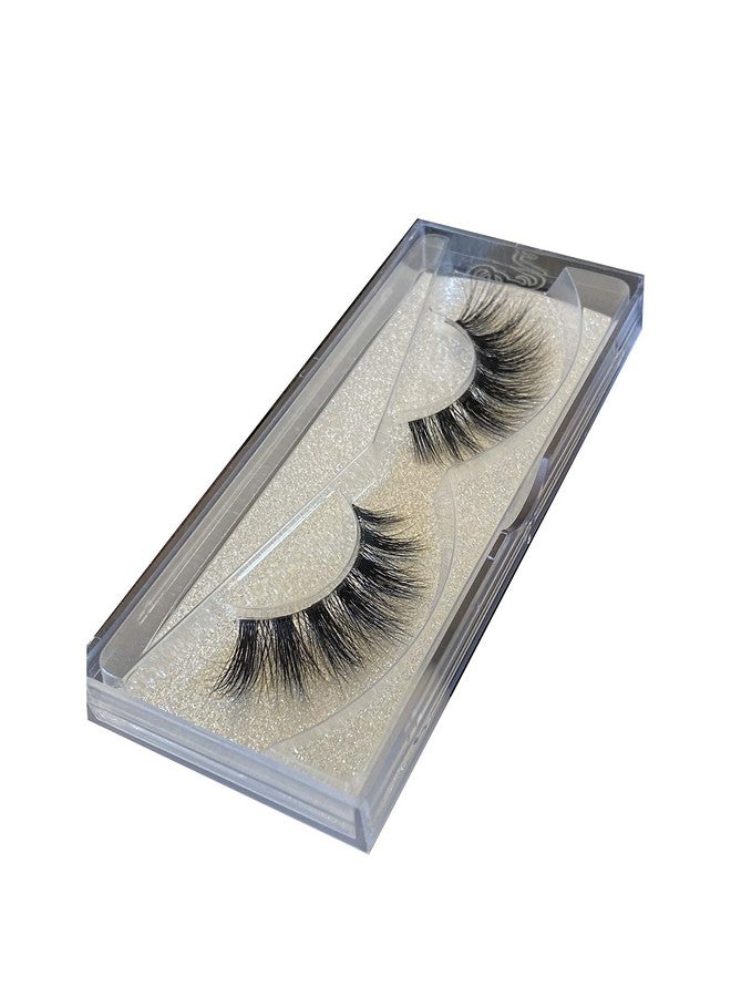 Alluring 3D Mink Lashes Reusable Strip 100% Siberian Mink Fur False Eyelashes Handmade Natural Style Cruelty Free D108 - Image 2