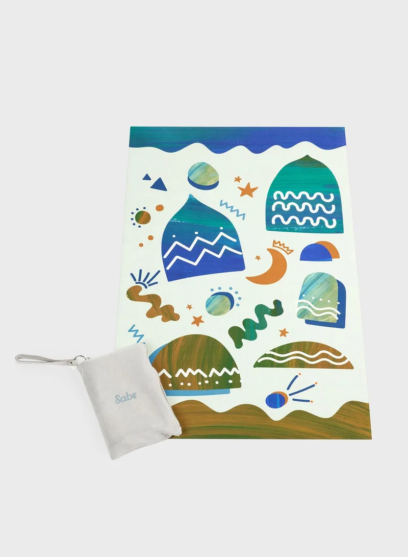 Sabr Starship Landing Ii' Compact Prayer Mat