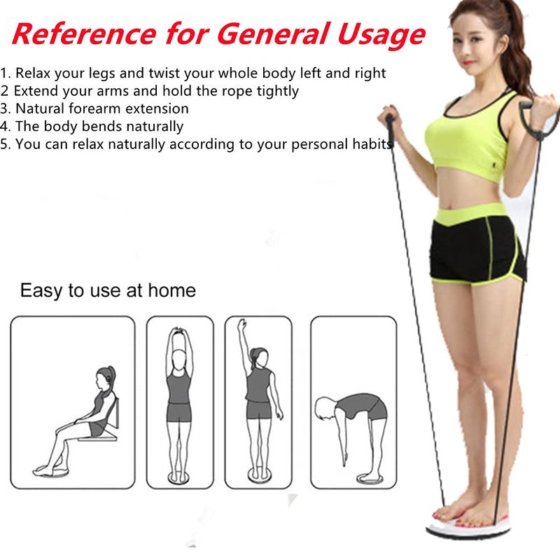 RLP Ab Twister Board for Exercise Waist Twisting Disc with 8 Magnets Fitness Twister with Handles Trims Waist Arms Hips and Thighs - Image 4