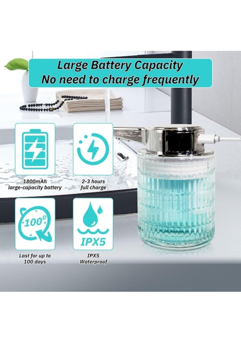 Inductive soap dispenser with sensor transparent - Image 4