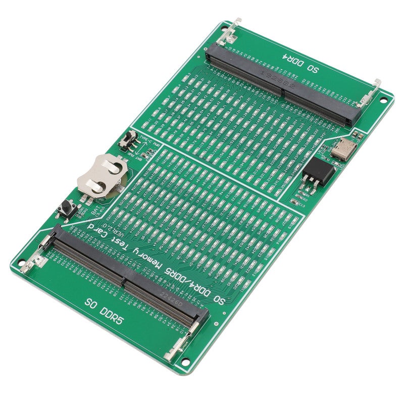 مختبر ذاكرة DDR4 DDR5 2 في 1 بطاقة اختبار رام للكمبيوتر المحمول مؤشر LED لكاشف أعطال الذاكرة لوحدات الكمبيوتر المحمول - Image 1