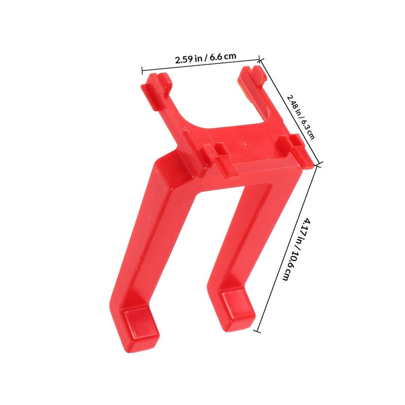 Spray Bottle Rack Holder with Large Dual Hooks Wall Mounted Garage Storage Organizer - Image 3