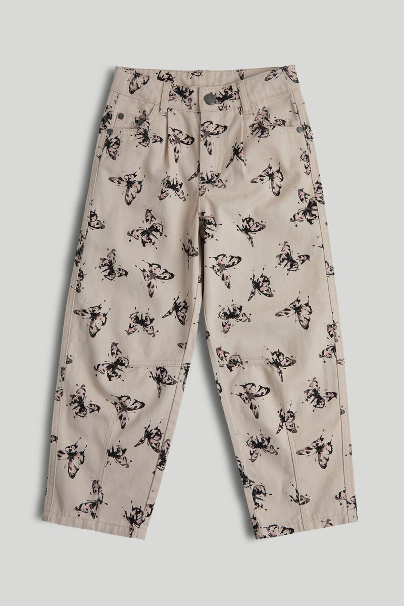 mothercare Butterfly Barrel-Leg Jeans - Image 1