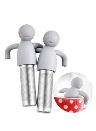 Tea Infuser Filter, Loose Tea Cute Stainless Steel Ultra Fine Mesh Tea Supplies Steeper Diffuser Herbal Tea and Spices, Get the More Enjoyable Tea Times with Friends and Family (2 Pcs Gray) - pzsku/Z0EC521BBAB747A9A0C06Z/45/_/1660026340/0fce24c1-2ba8-4090-a604-10b3170aee04