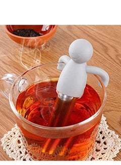 SYOSI Tea Infuser Filter, Loose Tea Cute Stainless Steel Ultra Fine Mesh Tea Supplies Steeper Diffuser Herbal Tea and Spices, Get the More Enjoyable Tea Times with Friends and Family (2 Pcs Gray)  - Image 4